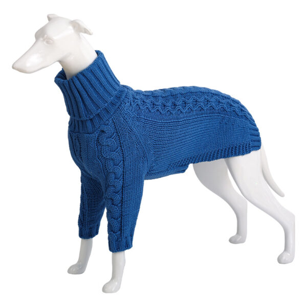 Winter Solid High Collar Dog Sweater Pet Products - Image 3