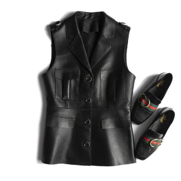 Women's Slim Short Suit Vest