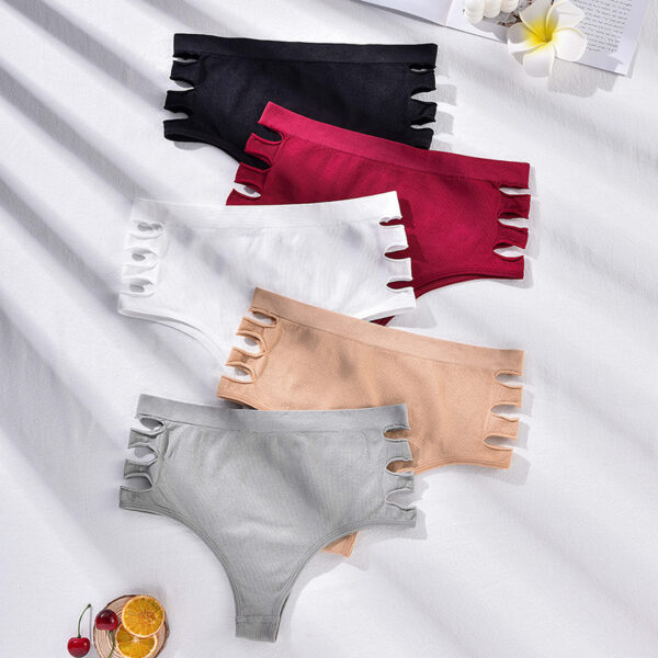 Seamless High Waist Shaping Tied Hollow Women's Underwear