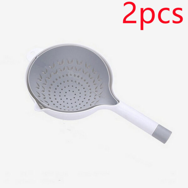 Double-layer Drain Basket Home Living Room Creative Kitchen Gadgets - Image 7