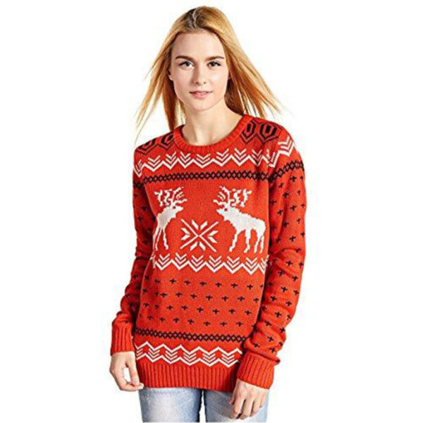 Autumn And Winter Women's European And American Bottoming Round Neck Sweater Pullover - Image 6