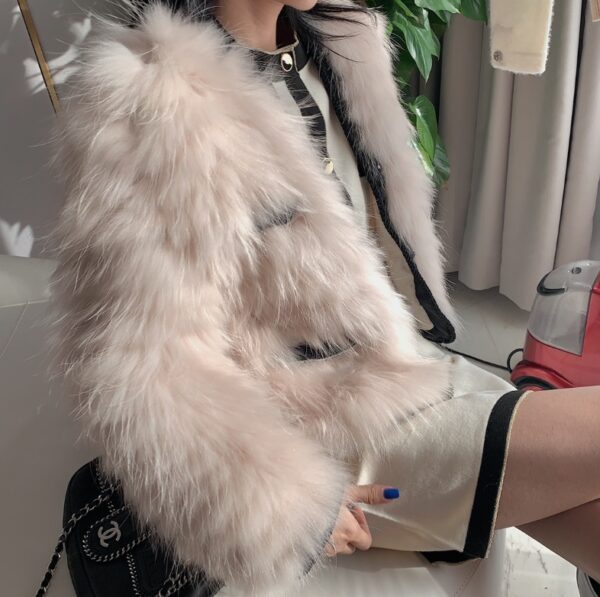 Winter new fur woven fur coat Women Short fox hair - Image 3