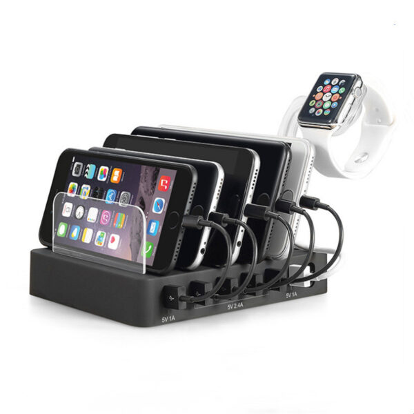 6 port charger with watch holder - Image 2