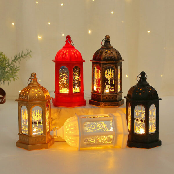 Moroccan European Style Wind Lamp Castle Candlestick Rustic - Image 9