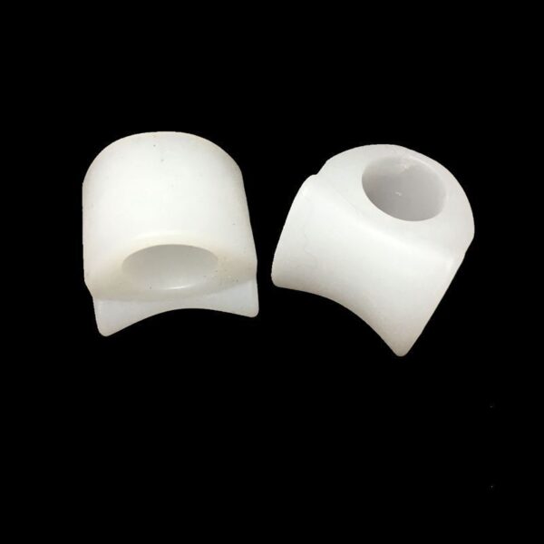 Toe Correction Silicone Insole Clip Toe Pad Orthopedic Milky White Toe Middle Finger Stall Toe Separator - Image 7