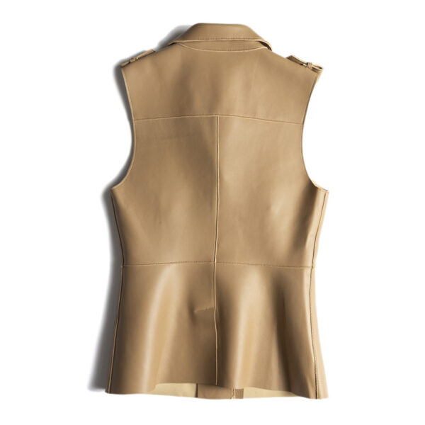 Women's Slim Short Suit Vest - Image 4