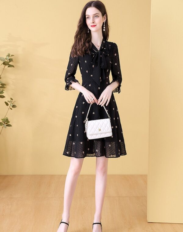 Women's Floral Slim Dress - Image 3