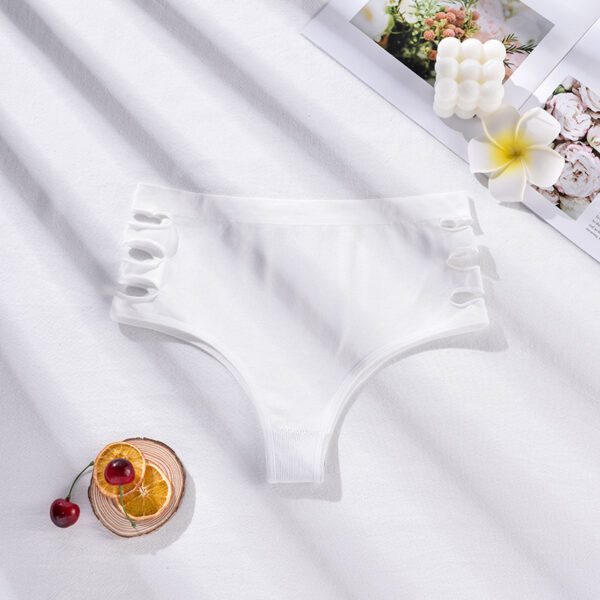 Seamless High Waist Shaping Tied Hollow Women's Underwear - Image 2