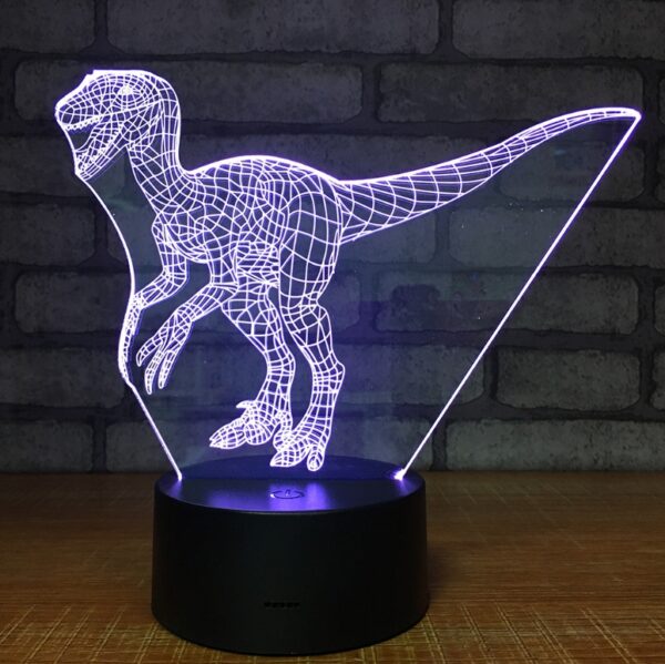 Electronic products led creative gift table lamp plug-in cartoon 3d night light bedroom atmosphere lamp - Image 2