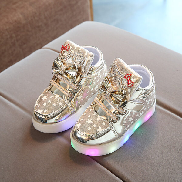 Velcro Flashing Luminous Kids Shoes - Image 3