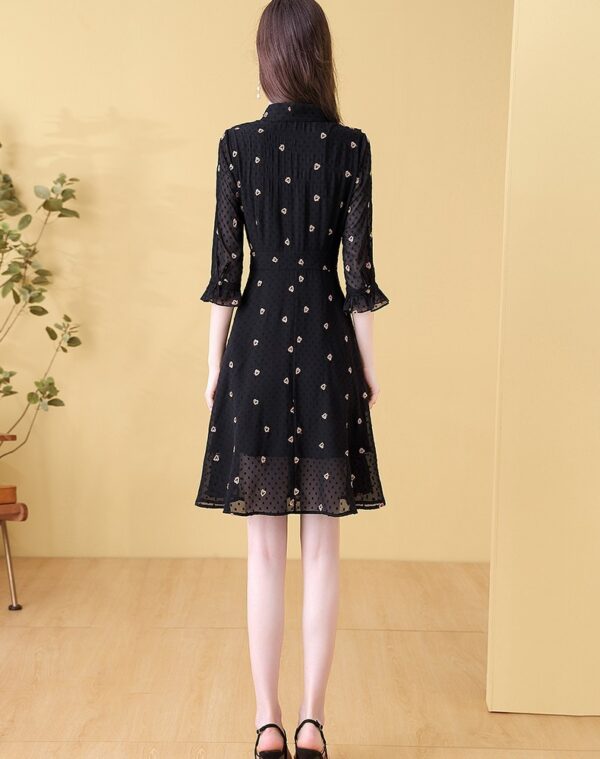 Women's Floral Slim Dress - Image 5