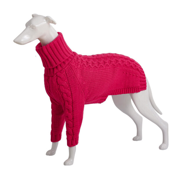 Winter Solid High Collar Dog Sweater Pet Products - Image 5