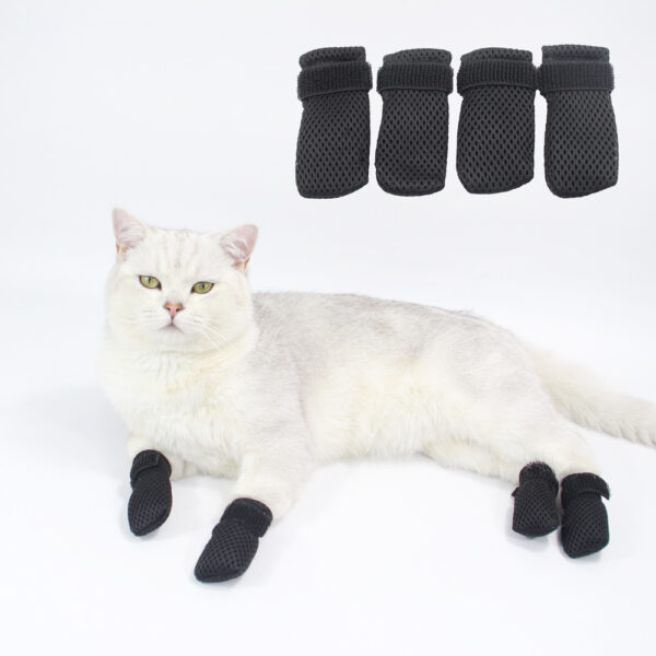 Bath Feeding Medicine Injection Cat Foot Cover Anti-scratch Soft And Warm - Image 5