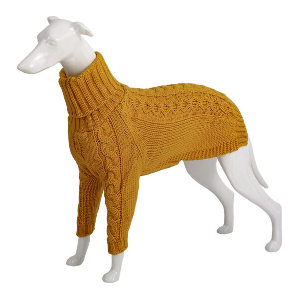 Winter Solid High Collar Dog Sweater Pet Products - Image 4