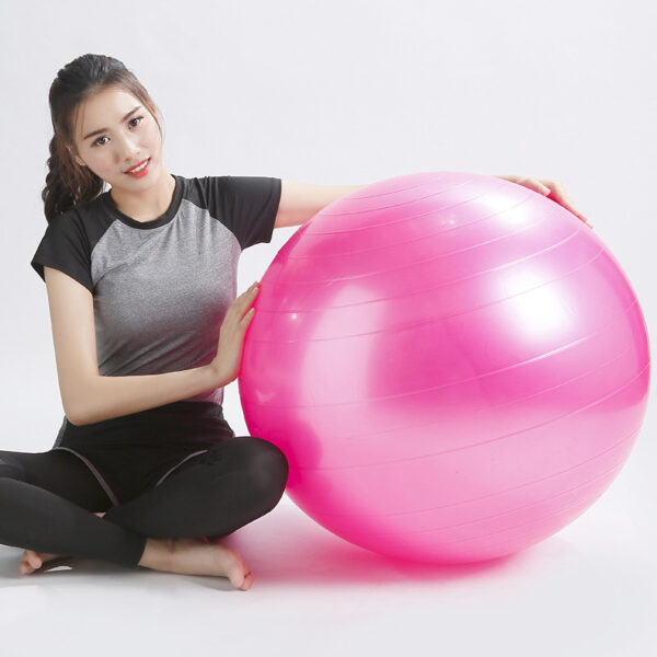 Yoga Ball Fitness Beginner Children Exercise More Gymnastics Glossy Ball - Image 6