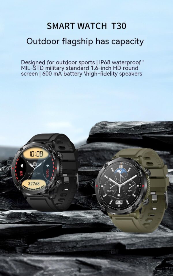 Large Screen HD Step Counting Heart Rate Blood Pressure More Than Sport Smart Watch - Image 5