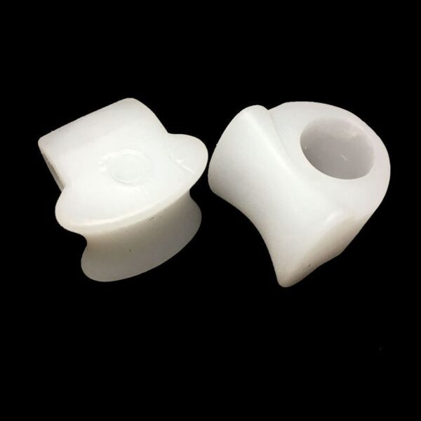 Toe Correction Silicone Insole Clip Toe Pad Orthopedic Milky White Toe Middle Finger Stall Toe Separator - Image 5