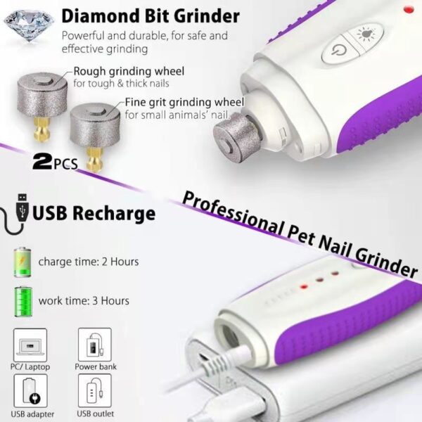 Electric Nail Grinder For Pet Products - Image 5