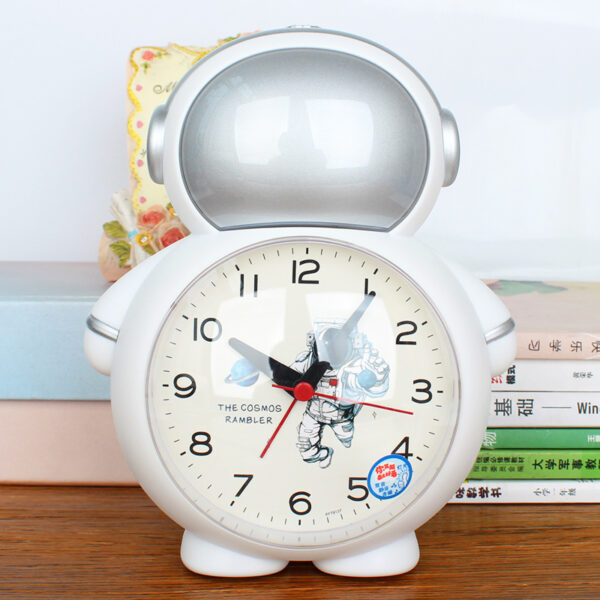 Cartoon Singing Astronaut Small Alarm Clock