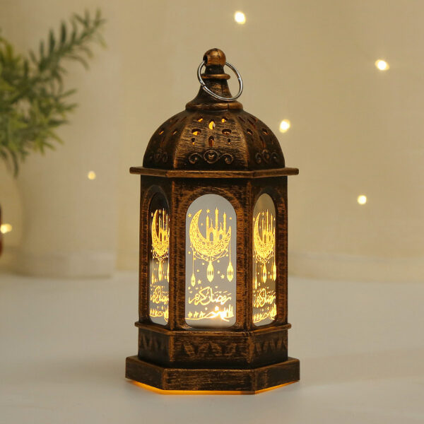 Moroccan European Style Wind Lamp Castle Candlestick Rustic - Image 5