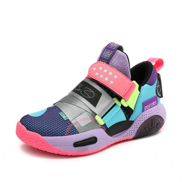 Breathable Comfort Soft Flyknit Kids Sneakers - Image 7