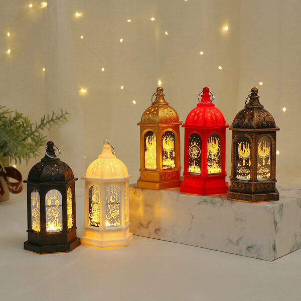 Moroccan European Style Wind Lamp Castle Candlestick Rustic - Image 8