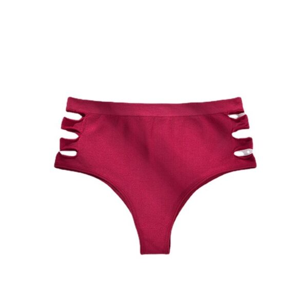 Seamless High Waist Shaping Tied Hollow Women's Underwear - Image 7