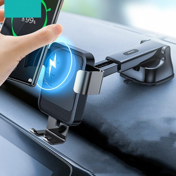 Smart Fast Charging Mobile Phone Holder Car Air Outlet Dashboard - Image 5