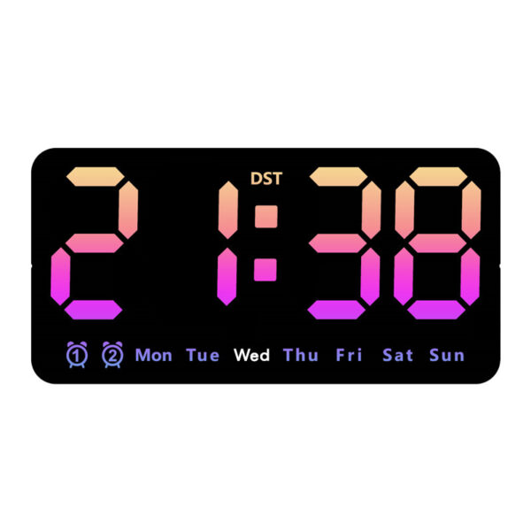 Simple Large Screen Hanging With Temperature Multi-purpose Alarm Clock - Image 8