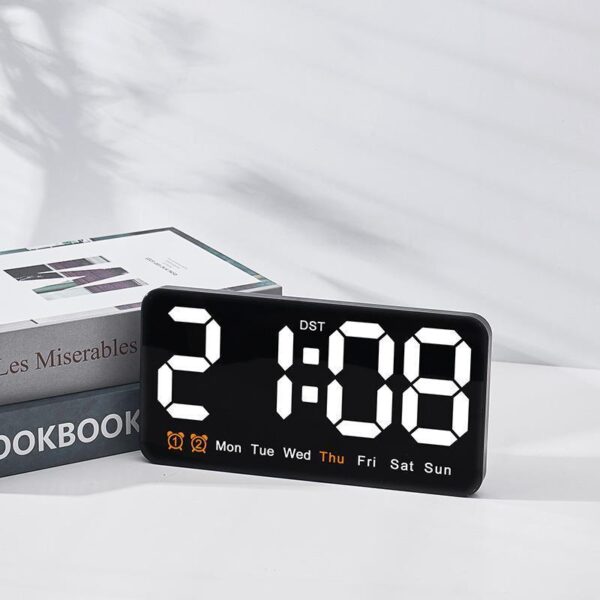 Simple Large Screen Hanging With Temperature Multi-purpose Alarm Clock - Image 7