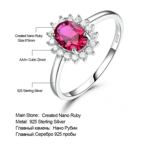 Threecolor Baby Stone Ring Women - Image 5