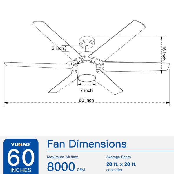 Plastics Ceiling Fan - Image 5