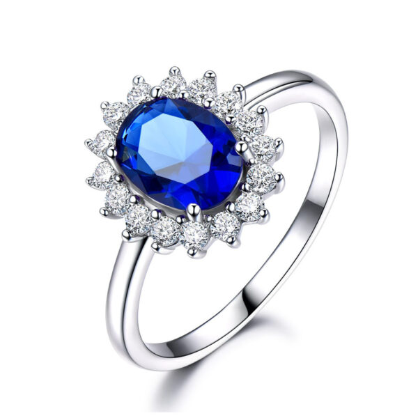 Threecolor Baby Stone Ring Women - Image 4