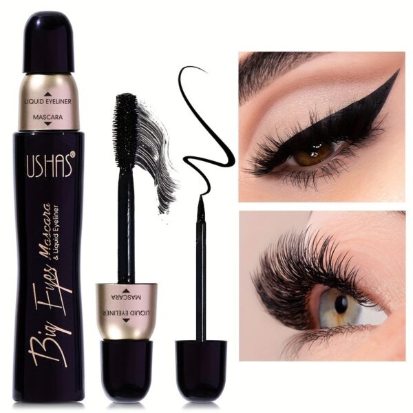 Mascara Liquid Eyeliner Sweatproof Fadeless Long Lasting Non Smudge - Image 3