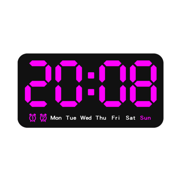 Simple Large Screen Hanging With Temperature Multi-purpose Alarm Clock - Image 5